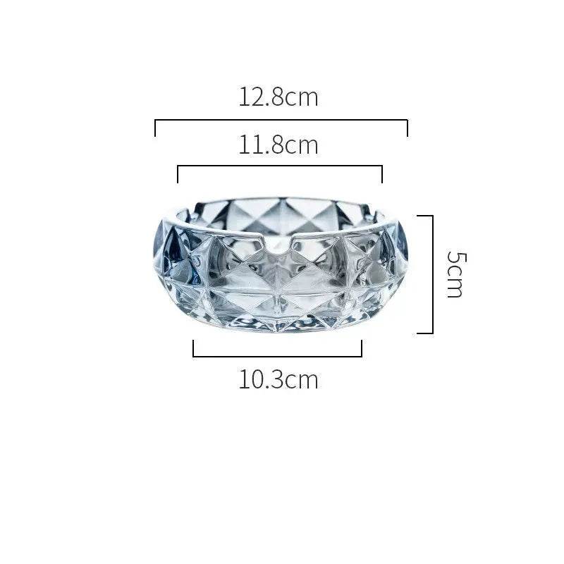 Luxury Crystal Glass Office Cigar Ashtray - EX-STOCK Canada