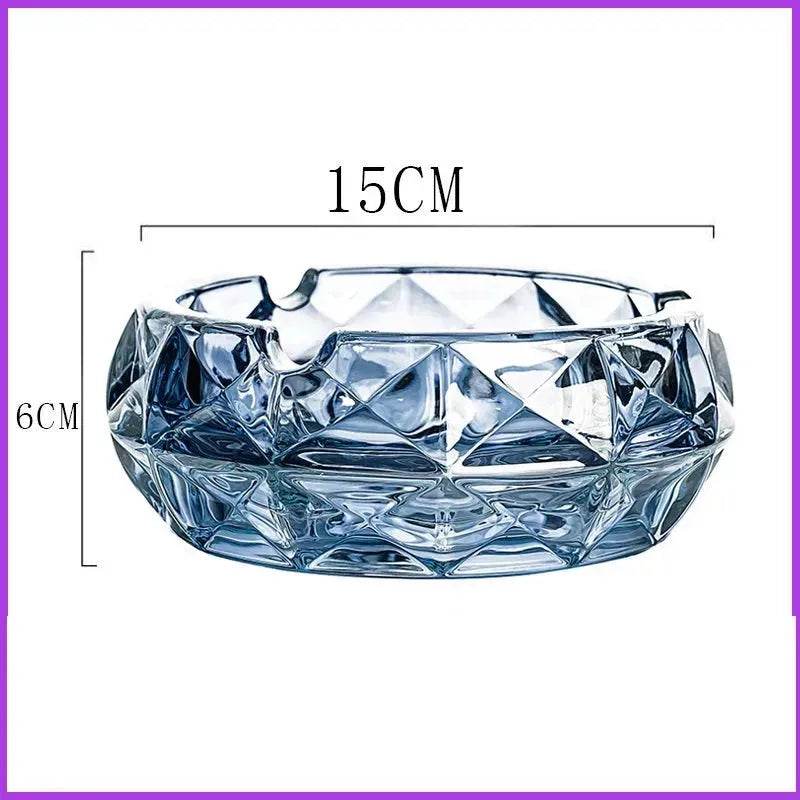 Luxury Crystal Glass Office Cigar Ashtray - EX-STOCK Canada