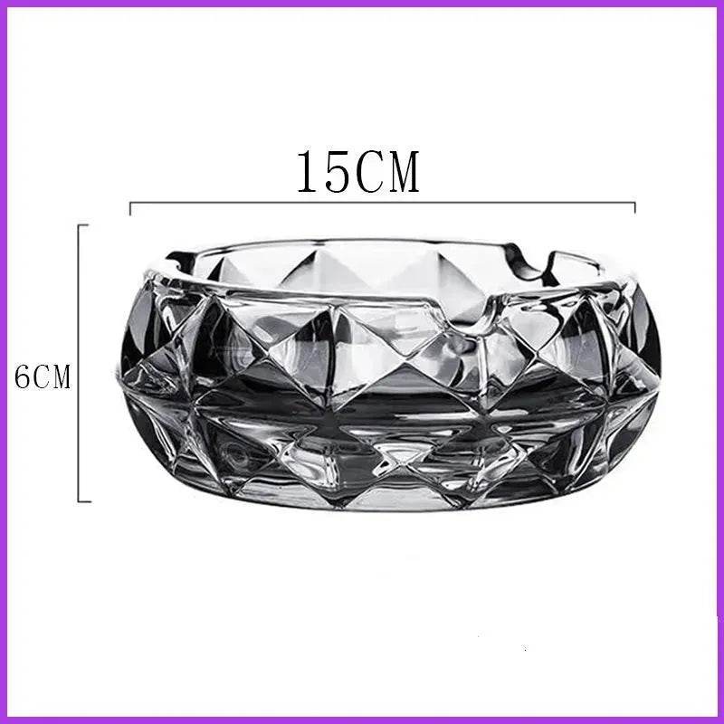 Luxury Crystal Glass Office Cigar Ashtray - EX-STOCK Canada