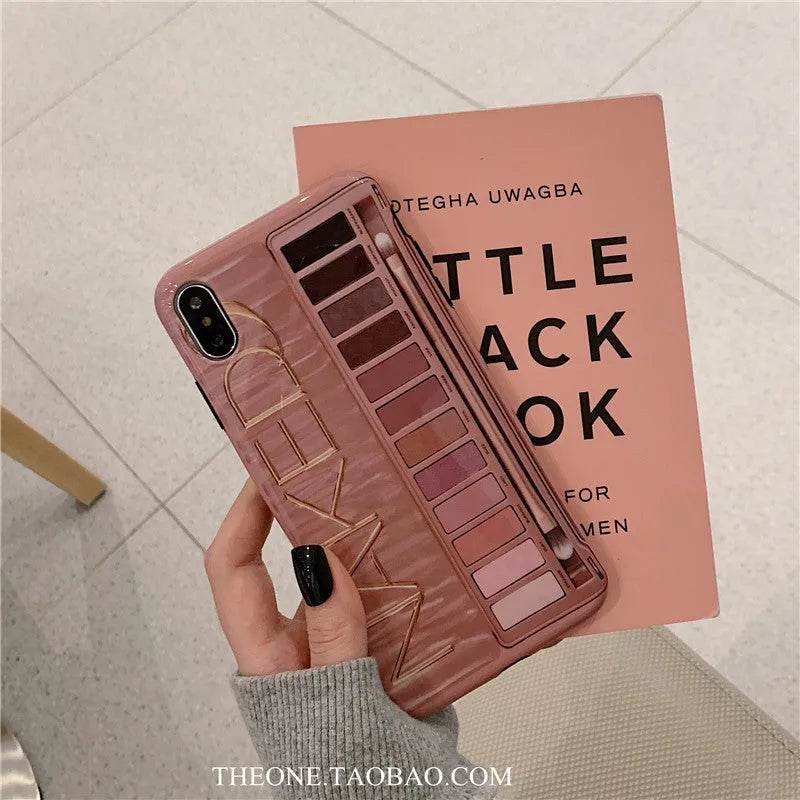 Eyeshadow Makeup-themed Silicone iPhone Case women - EX-STOCK Canada