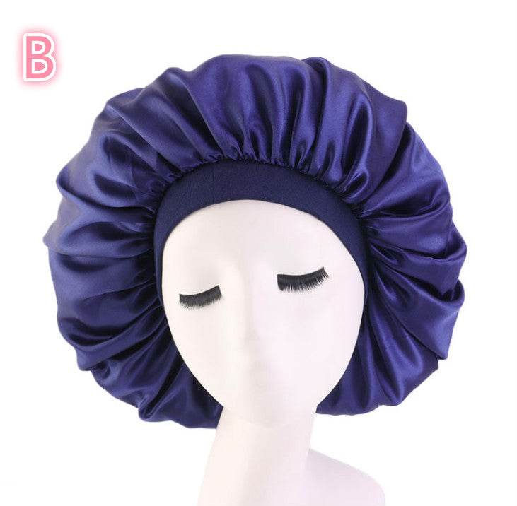 Beauty print Satin Silk Hair Bonnet for sleeping - EX-STOCK Canada