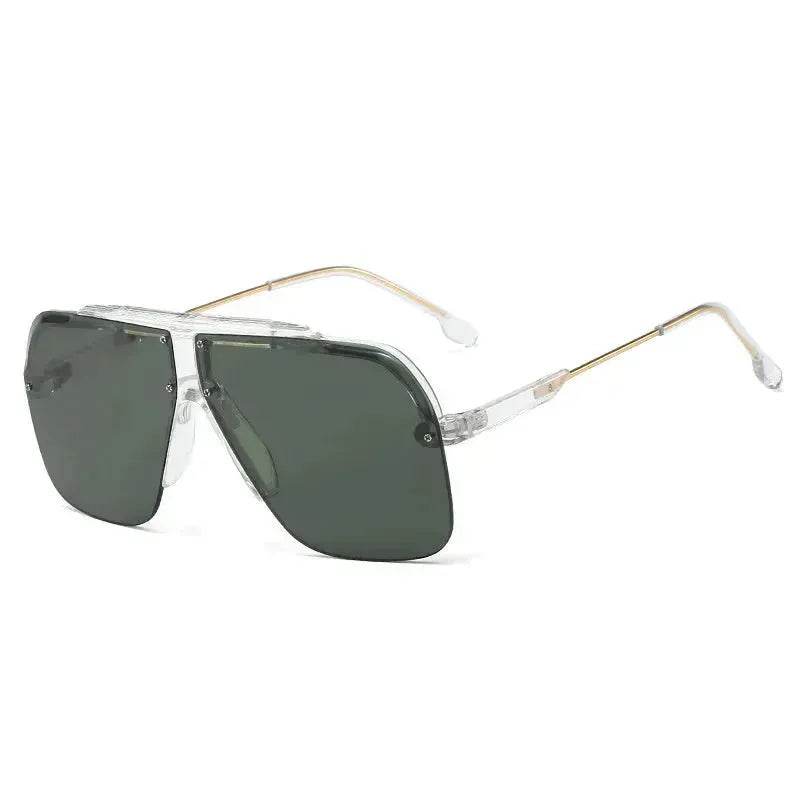 Premium Rimless Oversized Aviator Sunglasses for Women, PC Lens UV Protection Women’s Shade - EX-STOCK Canada