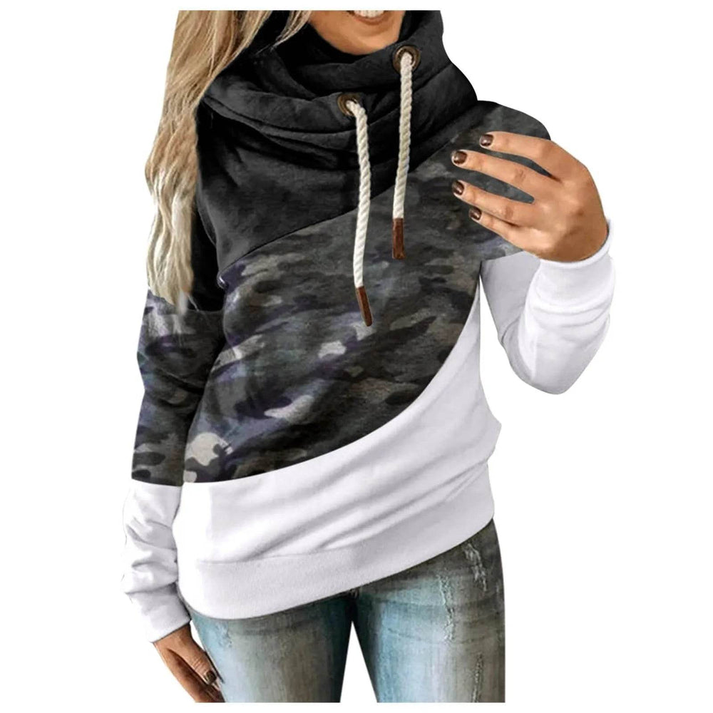 Casual Fashion Women Camouflage Winter hoodie Sweatshirt Pullover Top - EX-STOCK Canada