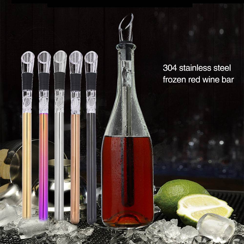 Wine Bottle Cooler Stick Stainless Steel Wine Chilling Rod Leakproof Wine Chiller Beer Beverage Frozening Stick Bar Tools - EX-STOCK Canada