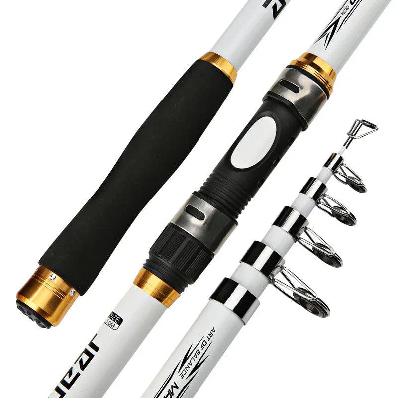 Canna da Pesca per Carpe 2,1M - 3,6M, Feeder, Dura, in Fibra di Carbonio FRP, Canna da Pesca Telescopica, Canna da PescaEX-STOCK Canada