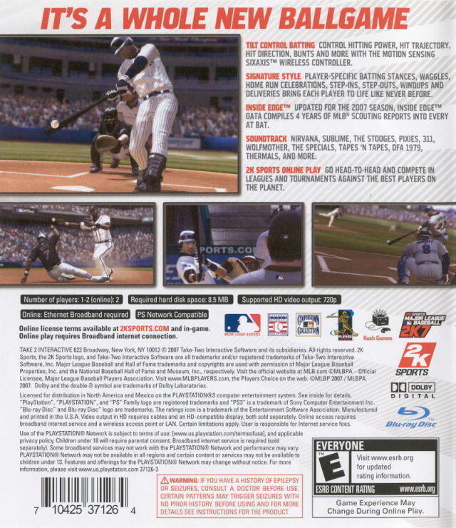 Major League Baseball 2K7