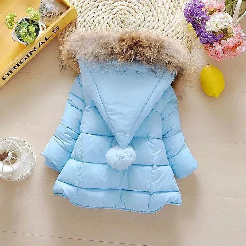 New born Baby Hooded Winter Jacket toddler winter coat Baby parka coat 5t winter Faux fur jacket - EX-STOCK Canada
