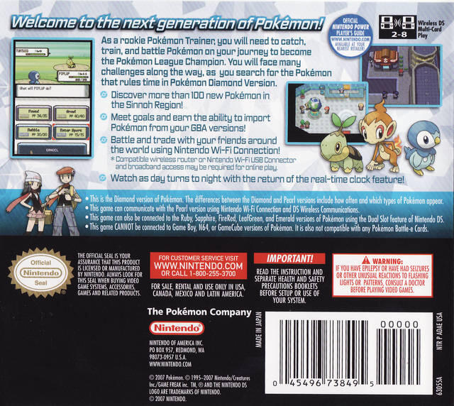 Pokémon Edición Diamante