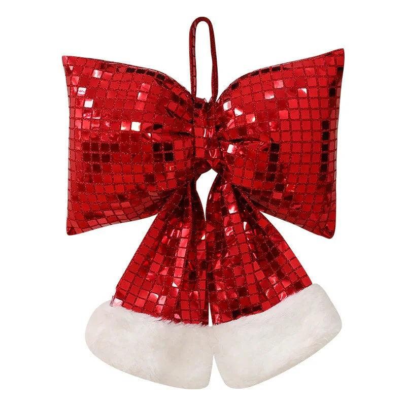 Mirror Bow Christmas Tree Decoration EX-STOCK Canada