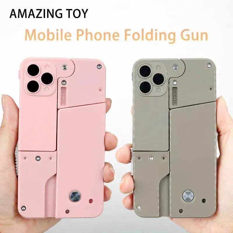 mobile phone shape folding soft bullet gun toy - EX-STOCK Canada