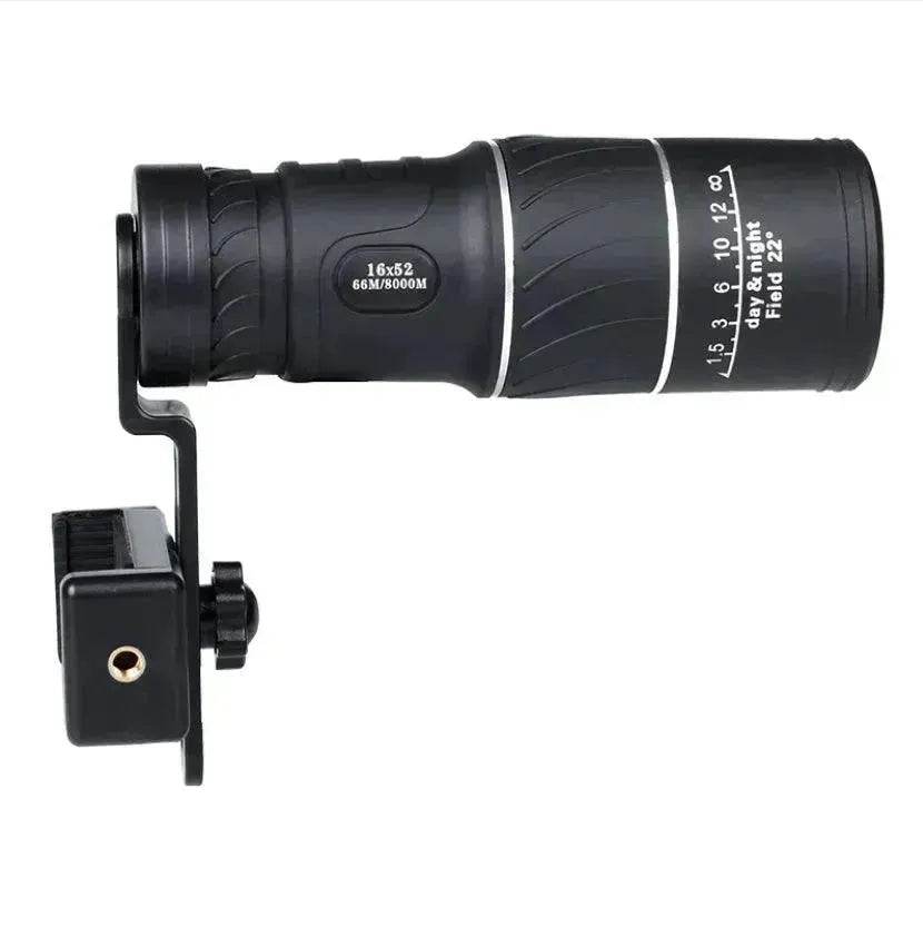 16X52 Dual Focus Zoom Optics Night Vision Best Monocular High Definition Telescope for Adults - EX-STOCK Canada