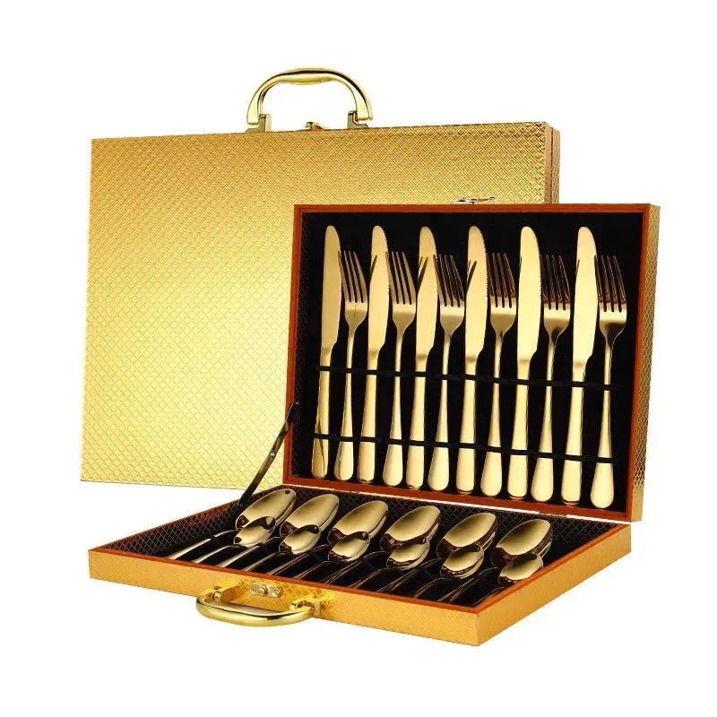 High-end tableware 24 piece set Cool Matching flatware - EX-STOCK CANADA