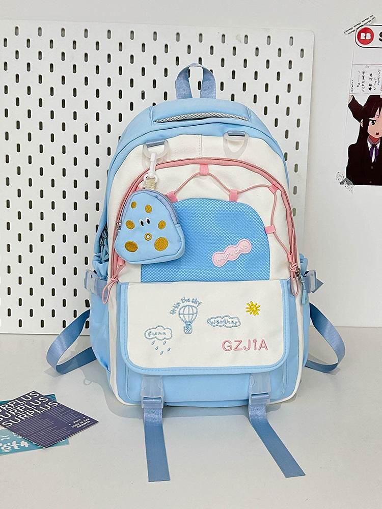 Contrast Colour School Bag – Spacious & Easy Carry - EX-STOCK Canada