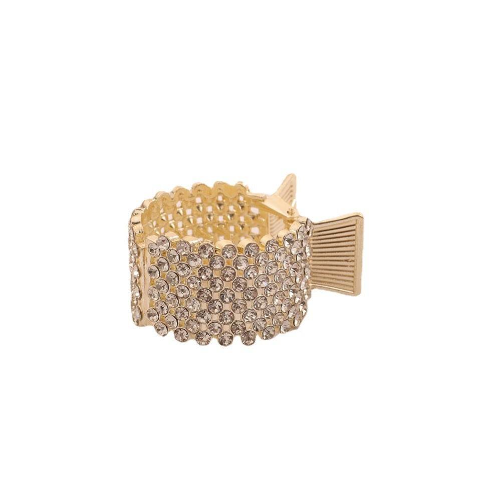 Decorative Ponytail Hair Clip Pearl Rhinestone Claw Clip - EX-STOCK Canada