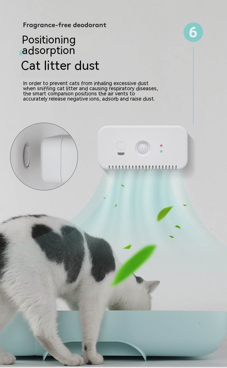 Smart Cat Litter Box Pet Deodorizer Pet Air Purifier - EX-STOCK Canada