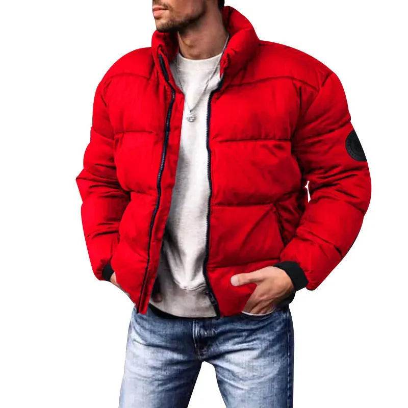 Coat Stand-up Collar Downcotton-padded Jacket Thickened Men's Cotton Jacket - EX-STOCK Canada
