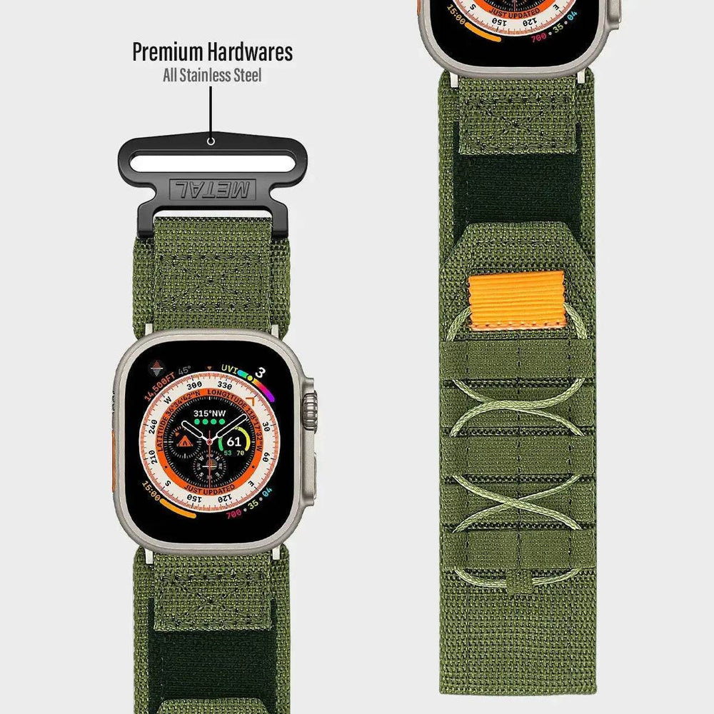 Nylon Woven Replaceable Canvas Strap Watch Band for Apple iwatch - EX-STOCK Canada