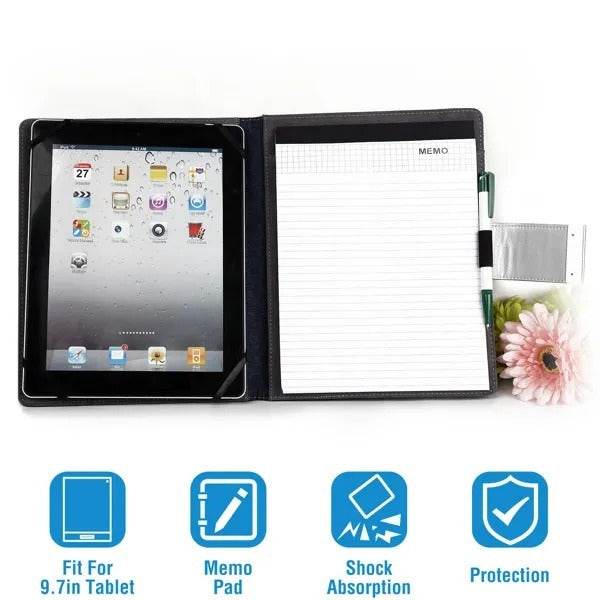 Tablet PC Protector Organizer Case For 9.7in Tablets Business Tablet Portfolio With Notepad Paper - EX-STOCK Canada