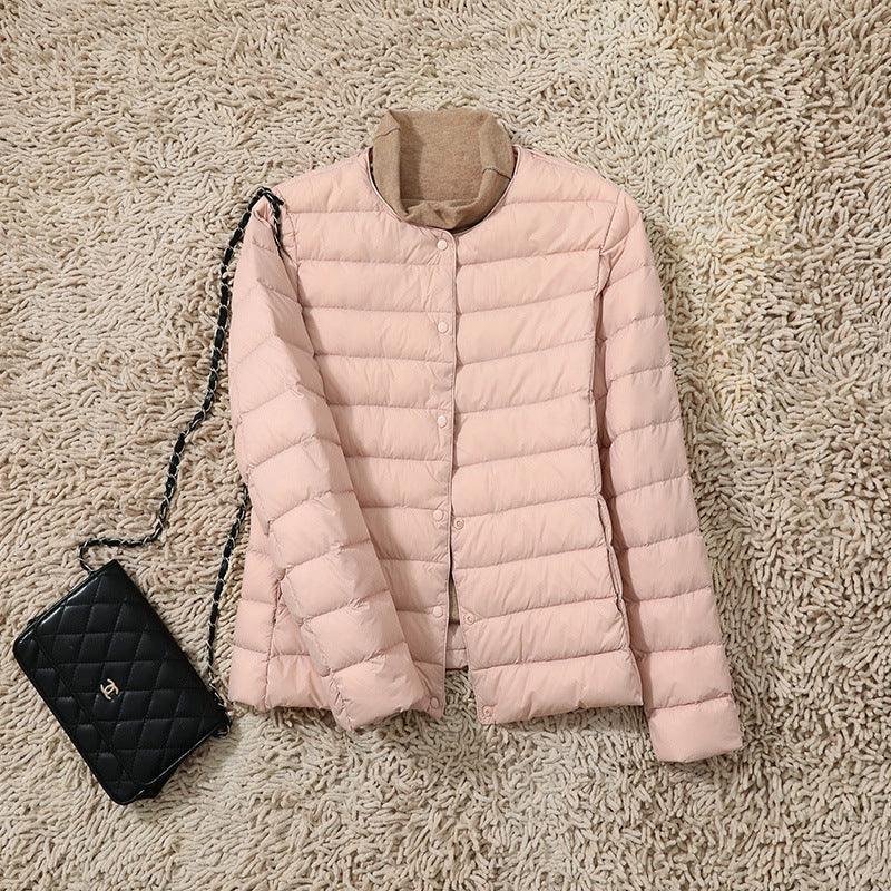 Women's Lightweight Short Inner-wear Round-neck Thermal Jacket - EX-STOCK Canada