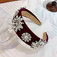 Retro Baroque Pearl Rhinestone Headband - EX-STOCK Canada