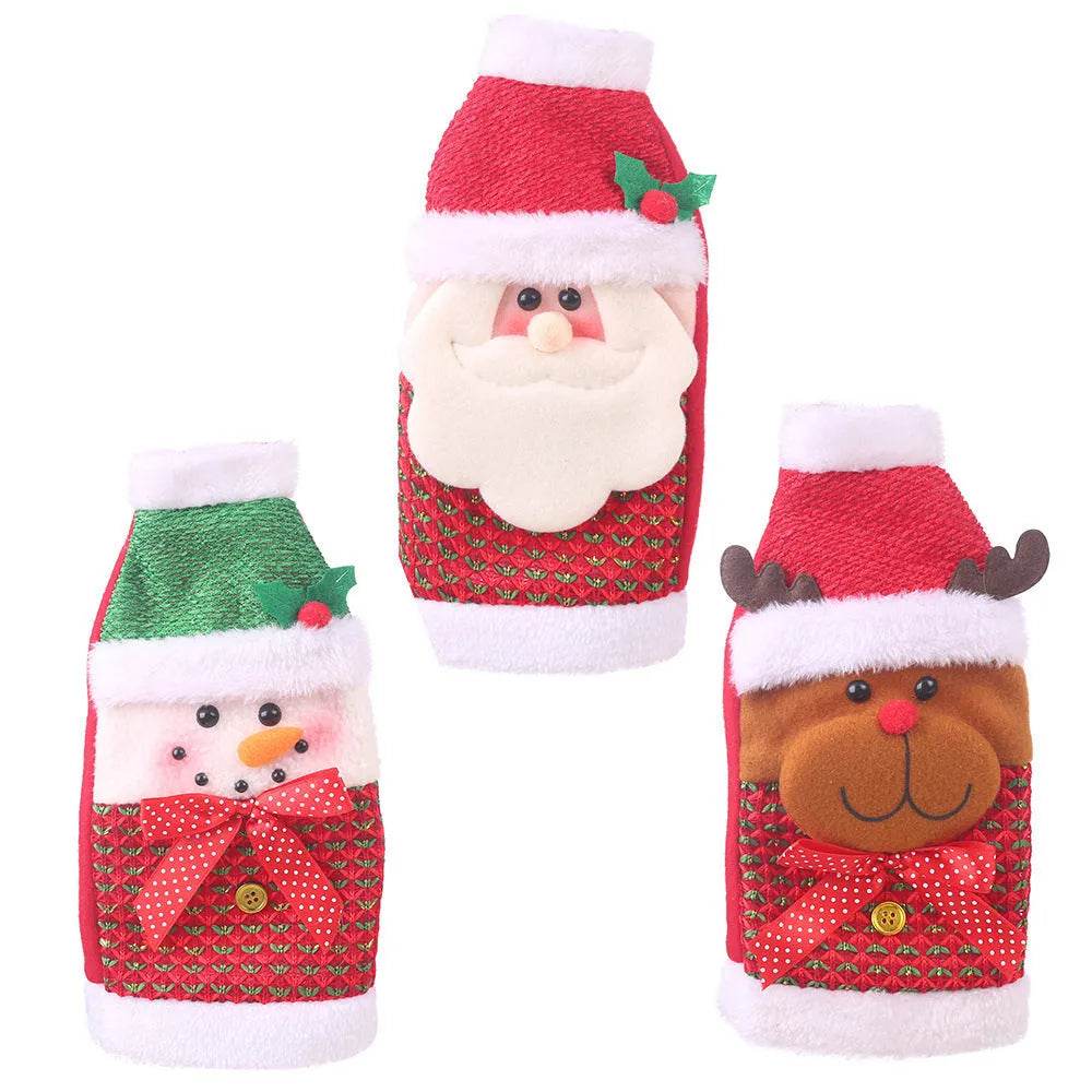 Christmas Decorations Christmas Wine Bottle Socks - EX-STOCK Canada
