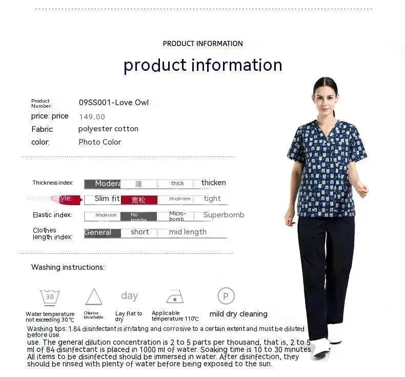 Surgical Gown Disposable Protective Pet Hospital Clothing Nurse Uniform Polyester Cotton - EX-STOCK Canada