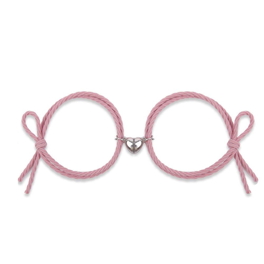 Heart Magnet Pendant Couple Lovers Friendship Bracelet - EX-STOCK Canada