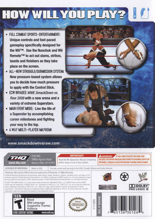 WWE SmackDown vs. Raw 2008