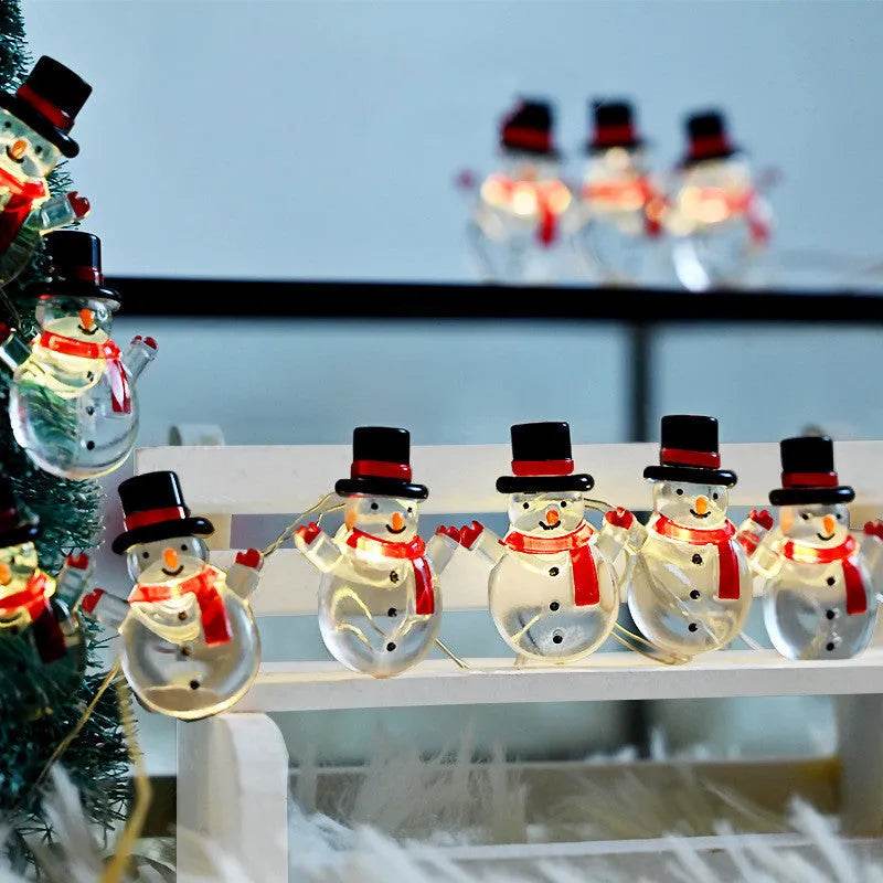 Christmas Christmas Snowman Modeling Decorative String Lights - EX-STOCK Canada