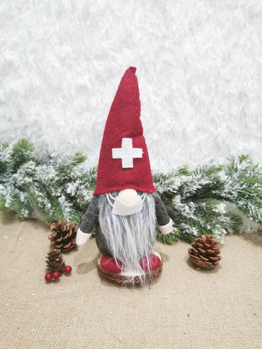 Faceless Dolls Ornaments Nordic Forester Santa Claus Ornaments Christmas Window Decoration - EX-STOCK Canada