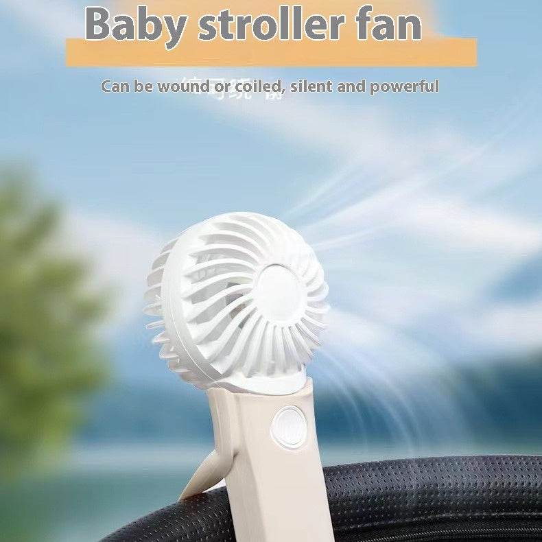 Handheld Fan Portable Silicone Handle Fixed Neck Mini - EX-STOCK Canada
