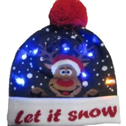 LED Light Christmas Beanies - EX-STOCK Canada