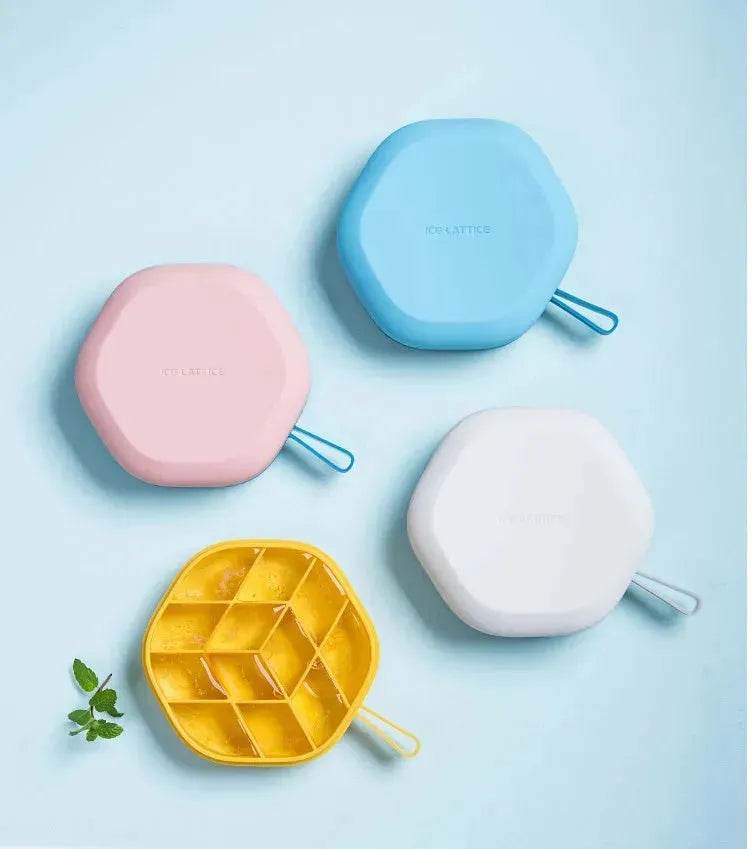 Portable Silicone Hexagonal DIY Ice Mold ice lattice - EX-STOCK Canada