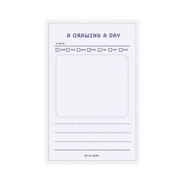 Daily Weekly Notepad Planner Tearable Message Memo Book - EX-STOCK Canada