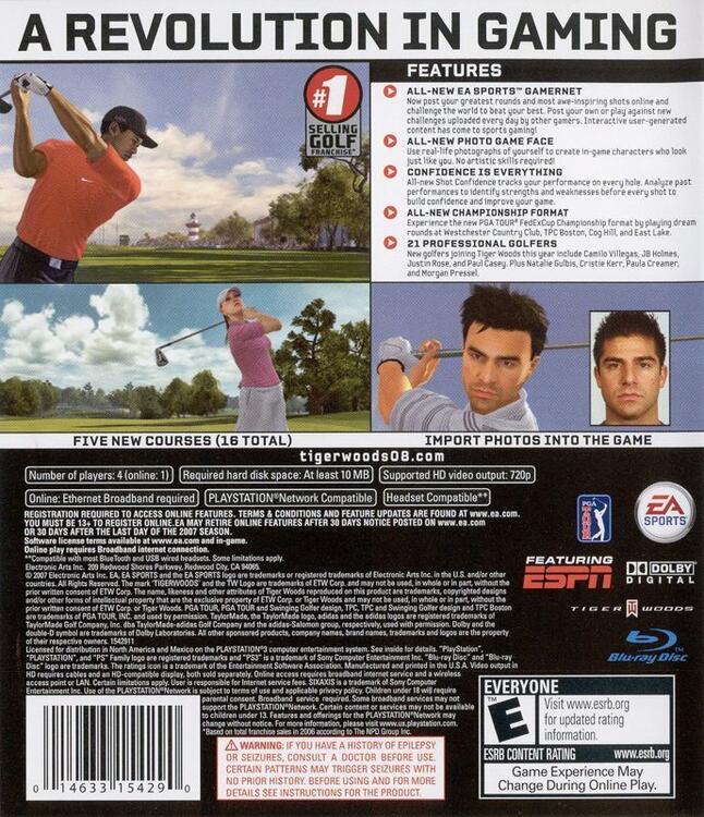 Tiger Woods PGA Tour 08