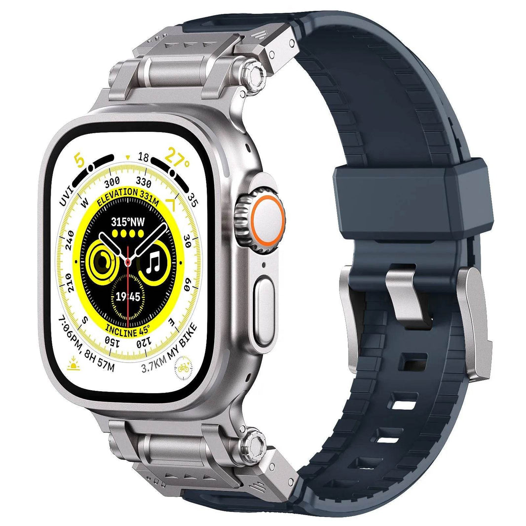 High End Metal And Silicone Watch Strap - EX-STOCK Canada