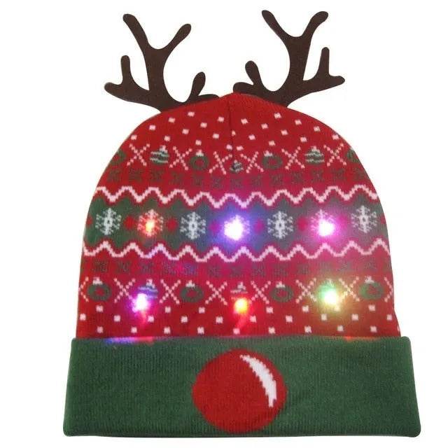 LED Light Christmas Beanies - EX-STOCK Canada