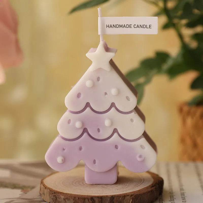 Christmas Tree Silicone Molds For DIY Christmas Creative Atmosphere Decoration Handmade Fragrant Candles - EX-STOCK Canada