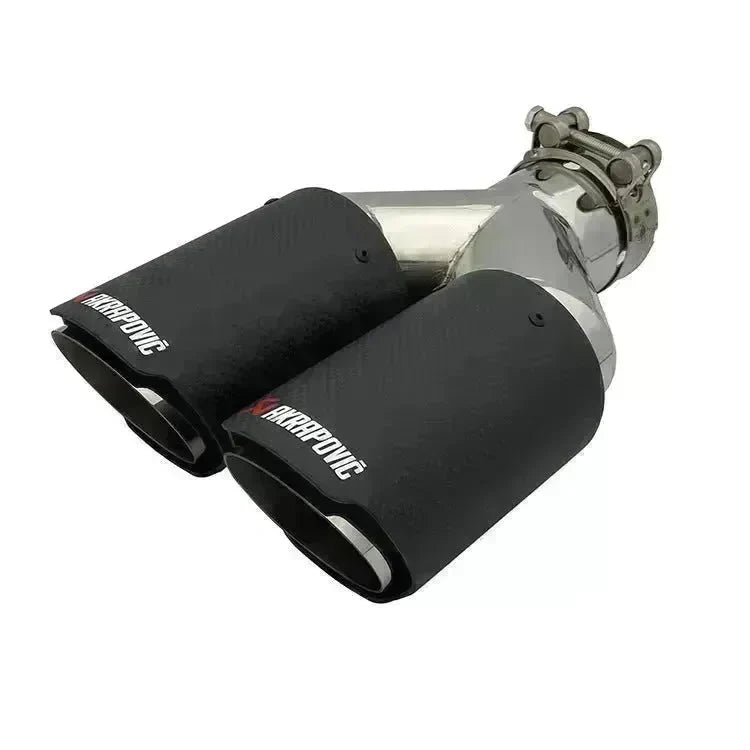 Y Model Compatible For Remus Exhaust Pipe Tip Muffler Tips Carbon Fiber Stainless Steel Dual Outlet Tails Throat Rear Nozzle - EX-STOCK CANADA