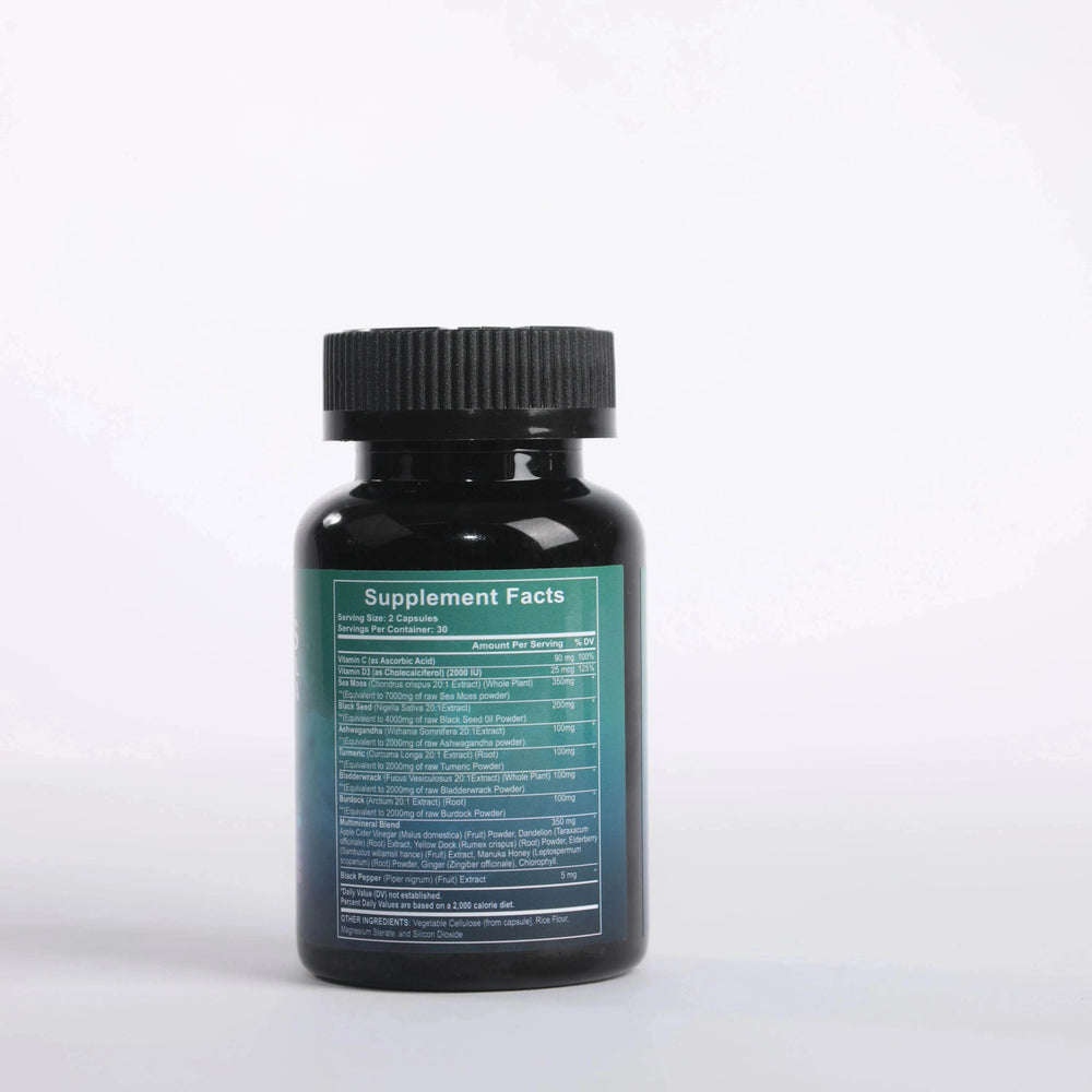 Tumeric Black seed oil sea moss - EX-STOCK Canada