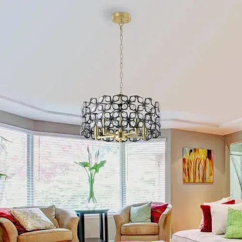 Modern Crystal Chandelier, Suitable For Living Room Round Crystal Lamp Luxury Home Decoration Lamps - EX-STOCK CANADA