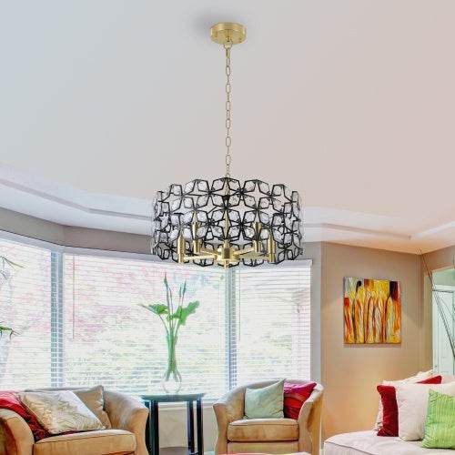 Modern Crystal Chandelier, Suitable For Living Room Round Crystal Lamp Luxury Home Decoration Lamps - EX-STOCK Canada