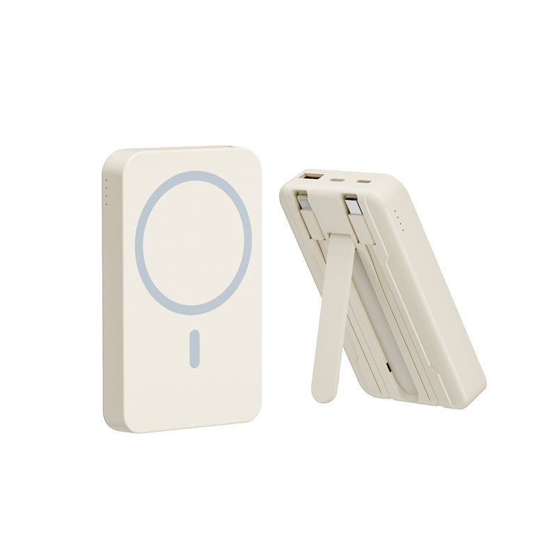 Magnetic Power Bank Mobile Power Supply Wireless Charger With Cable EX-STOCK Canada