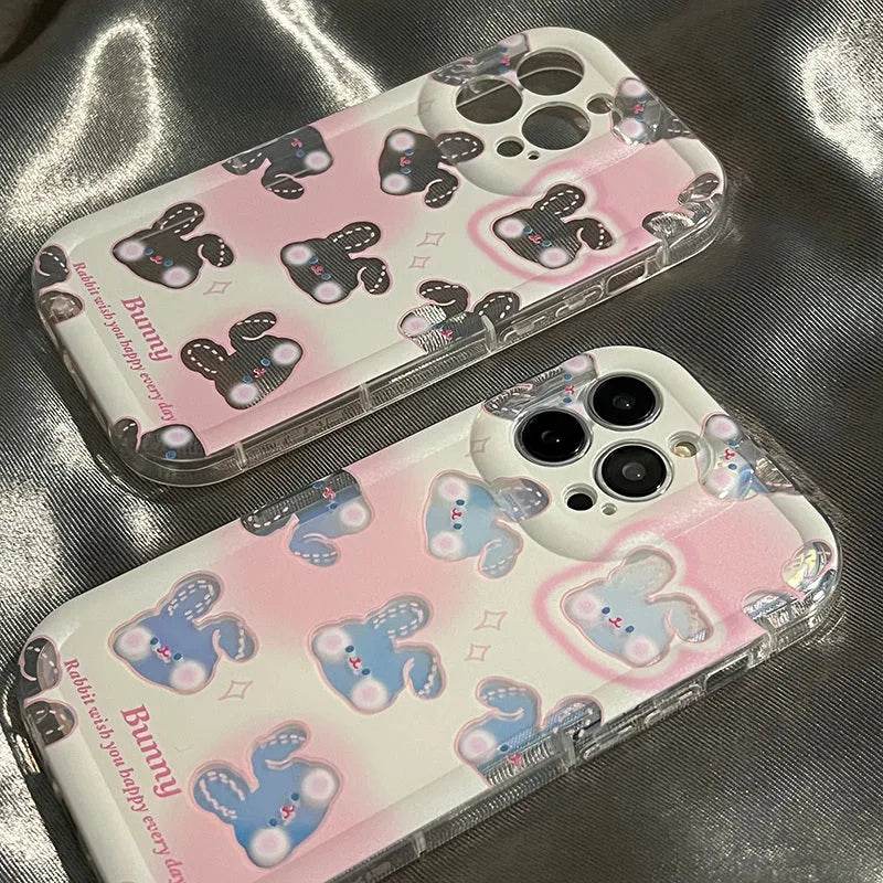 Cute Gradient Laser Rabbit Phone Case - EX-STOCK Canada