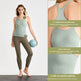 yoga clothes sleeveless Vest With Chest Pad Workout Top - EX-STOCK Canada