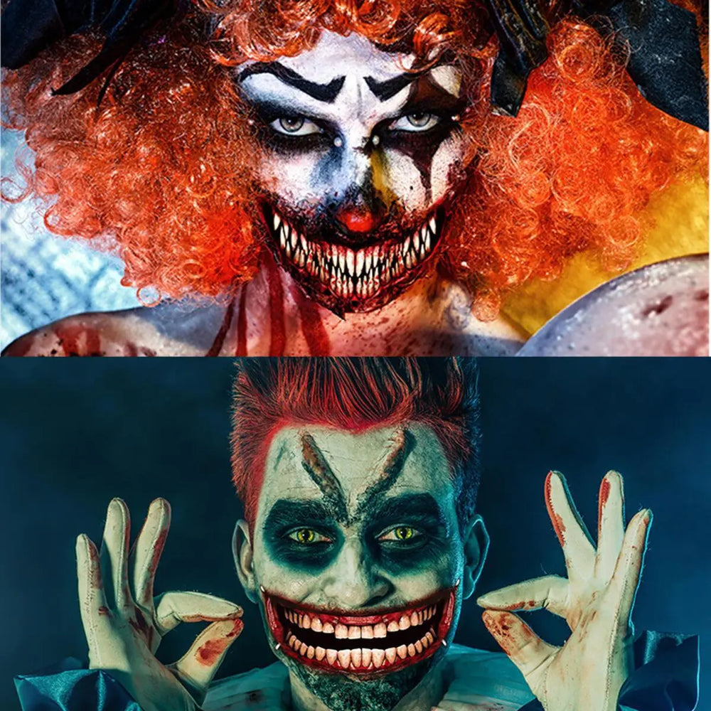 18 Pieces Of Scary And Realistic Design Halloween Temporary Tattoo Stickers - EX-STOCK Canada