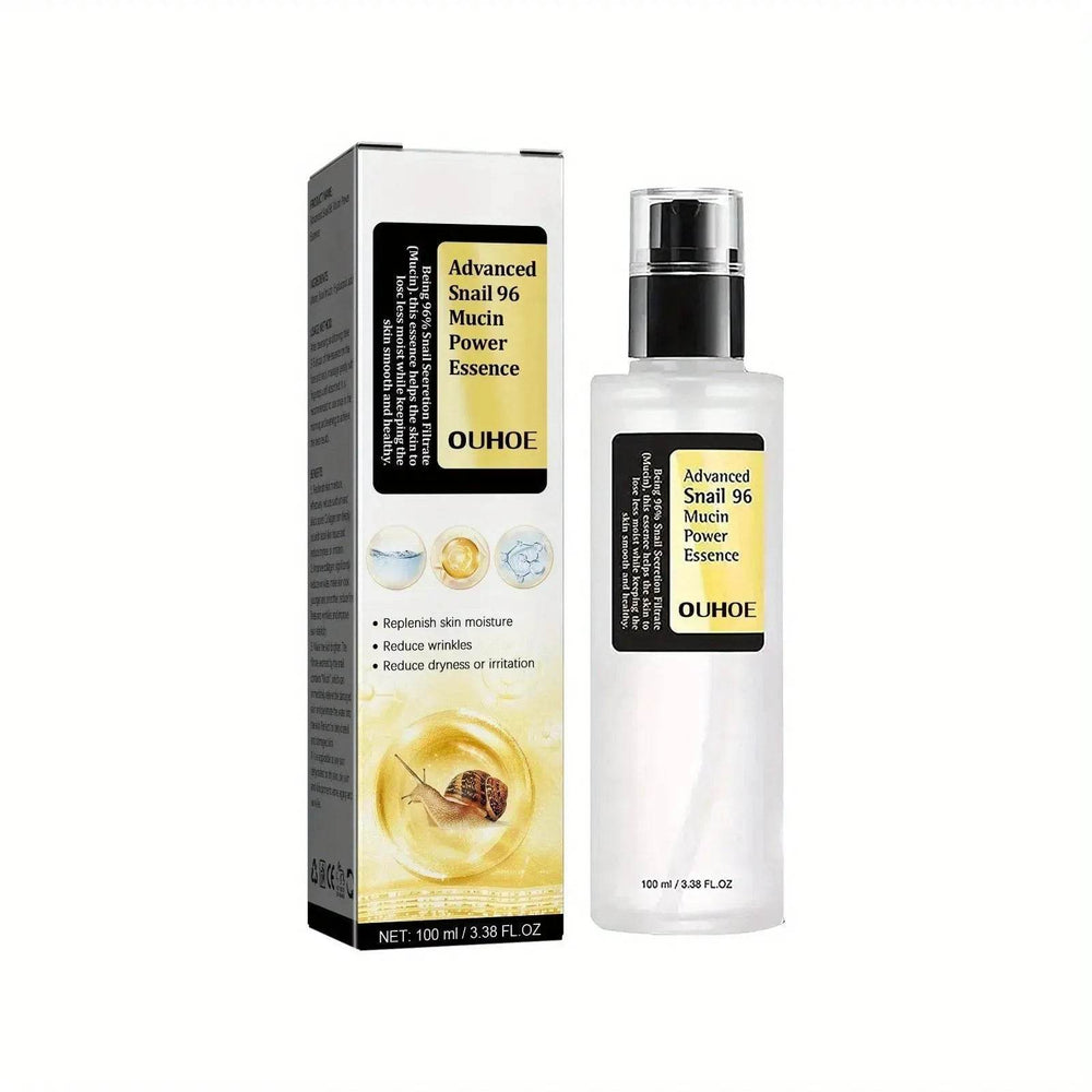 OUHOE Advanced Snail Mucin Power Essence Moisturizing Serum 100ml - EX-STOCK Canada