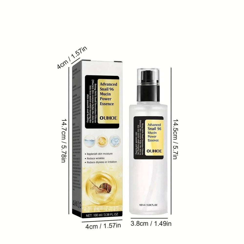 OUHOE Advanced Snail Mucin Power Essence Moisturizing Serum 100ml - EX-STOCK Canada