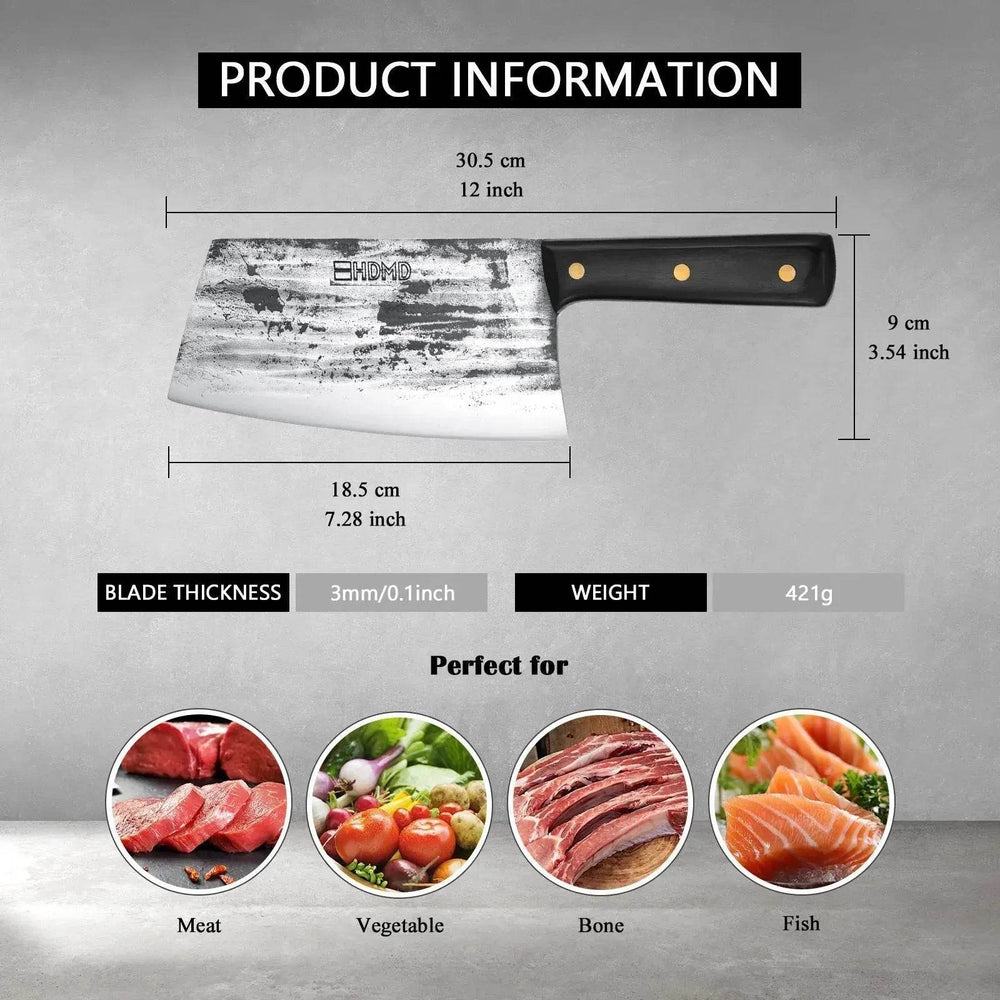 Hand forged Meat Cleaver Chopper Professional Chef Knives - EX-STOCK Canada