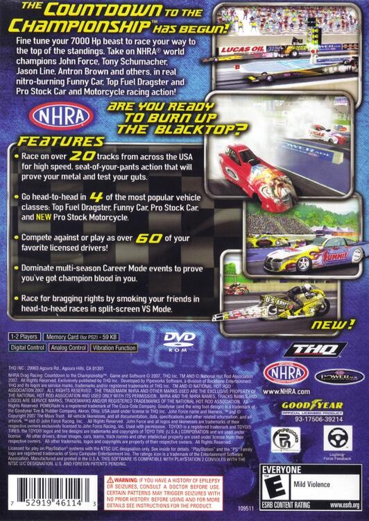 NHRA: Countdown to the Championship 2007